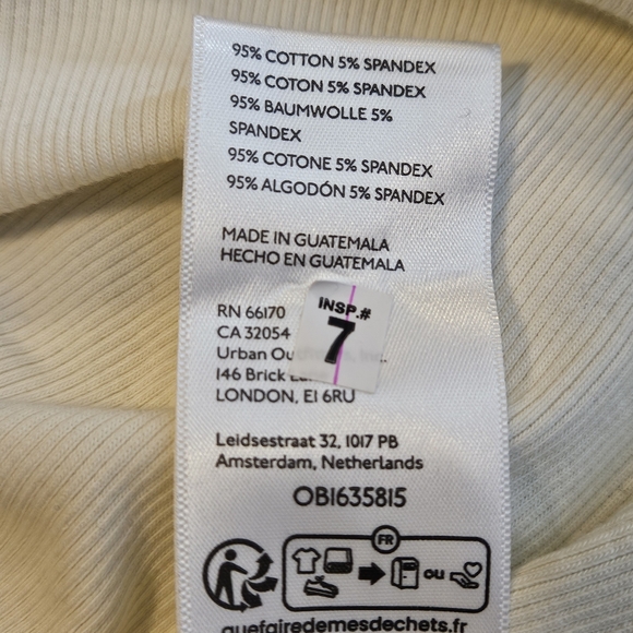 NWT Free People Sleeveless Women's Top In Cream - Size Large - Picture 6 of 6